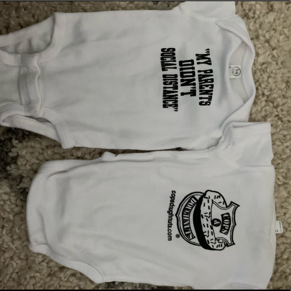 “My parents didn’t social distance” onesies